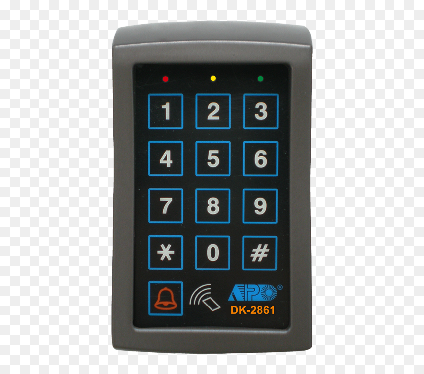 The Popular Version Card Reader Keypad Dk-2861 - Insignia 19inch Led Tv Ns 19e430a10, HD Png Download - keypad png