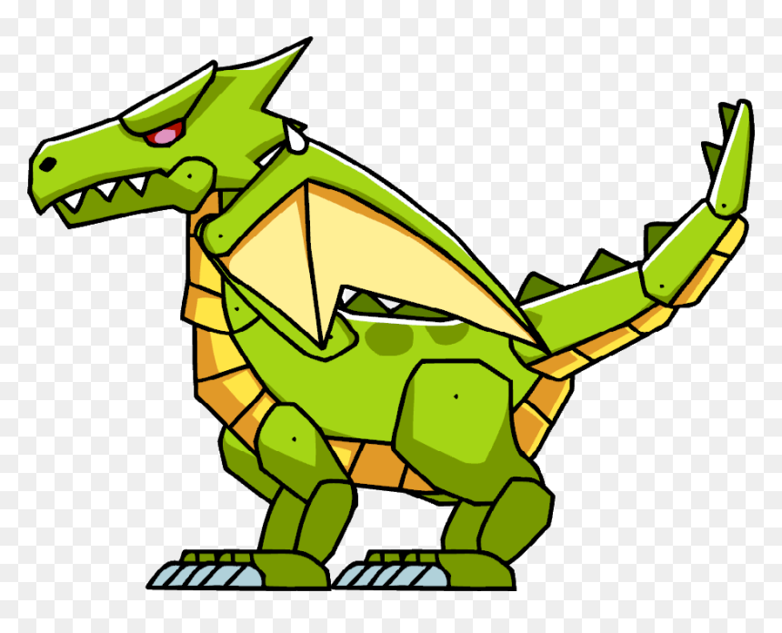 Scribblenauts Dragon Clip Arts - Scribblenauts Dragon, HD Png Download - dragon face png