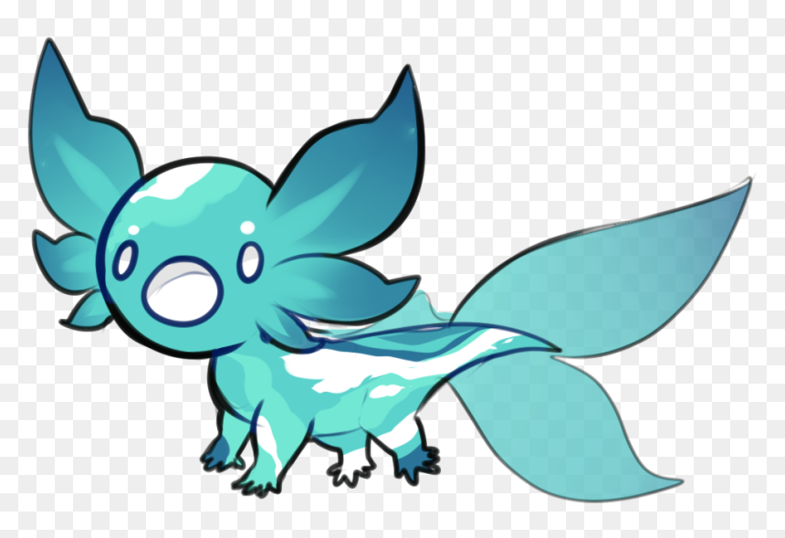 A Very Surprised Axolotl Clipart , Png Download - Cartoon, Transparent Png - axolotl png