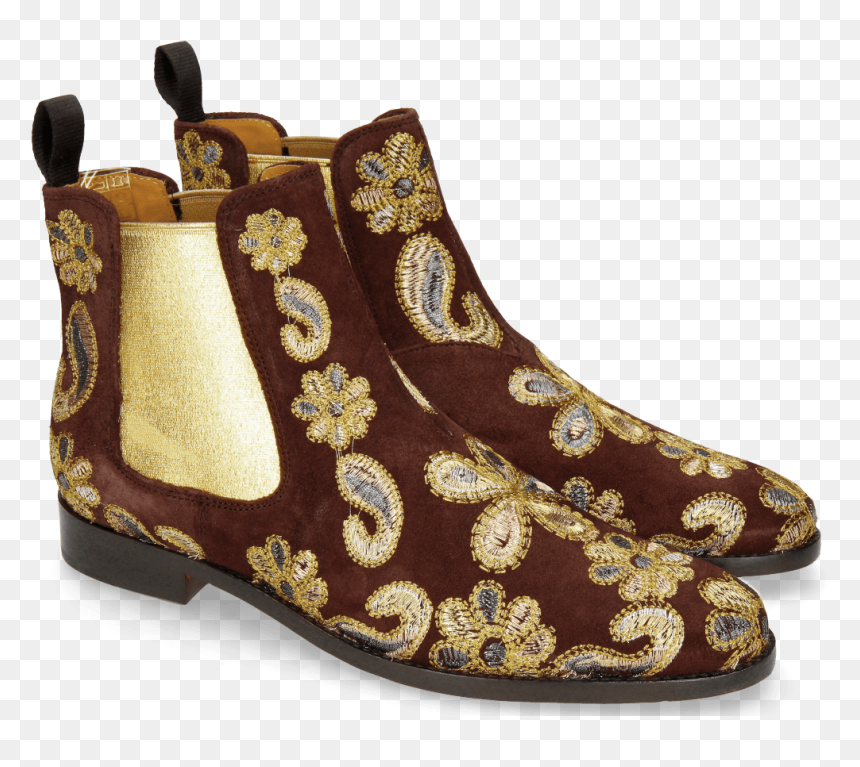 Chelsea Boot, HD Png Download - paisley pattern png