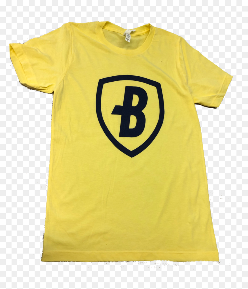 Yellow Shield Tee, HD Png Download - yellow shirt png
