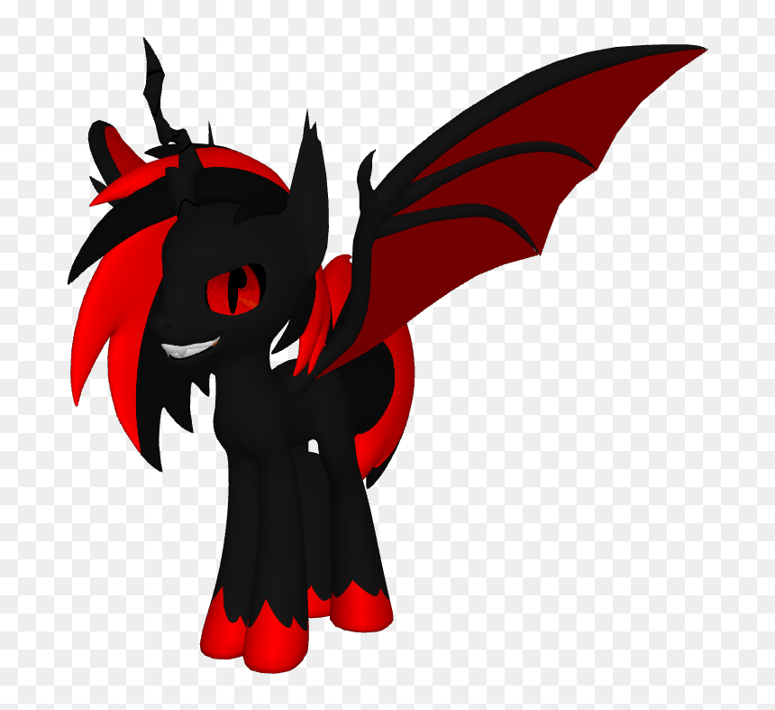 Pony Version Of Demon Lilith - Illustration, HD Png Download - realistic demon wings png