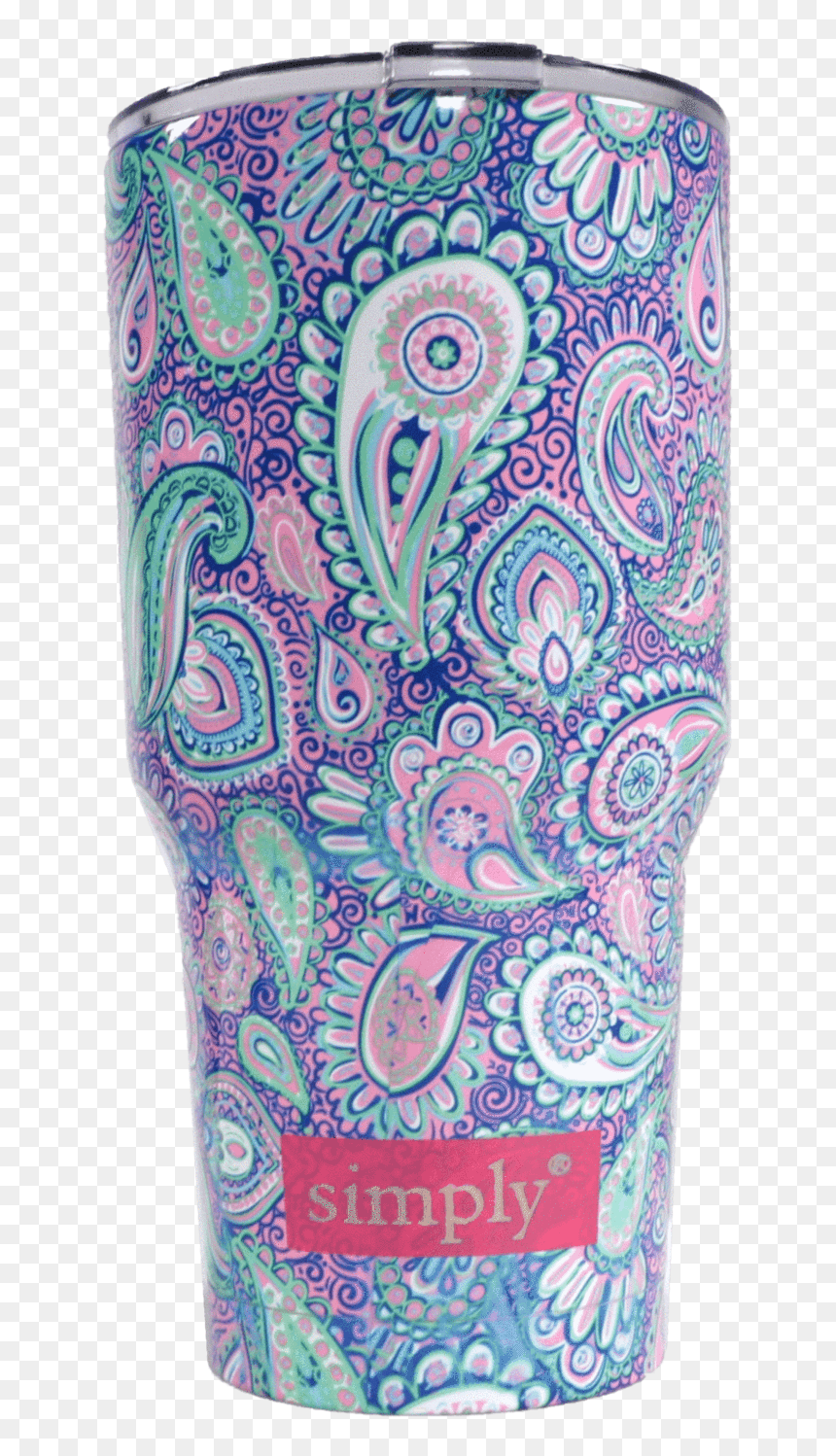 Transparent Paisley Pattern Png - Simply Southern Tumbler, Png Download - paisley pattern png