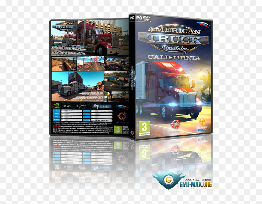 American Truck Simulator V - American Truck Simulator Capa, HD Png Download - american truck simulator logo png