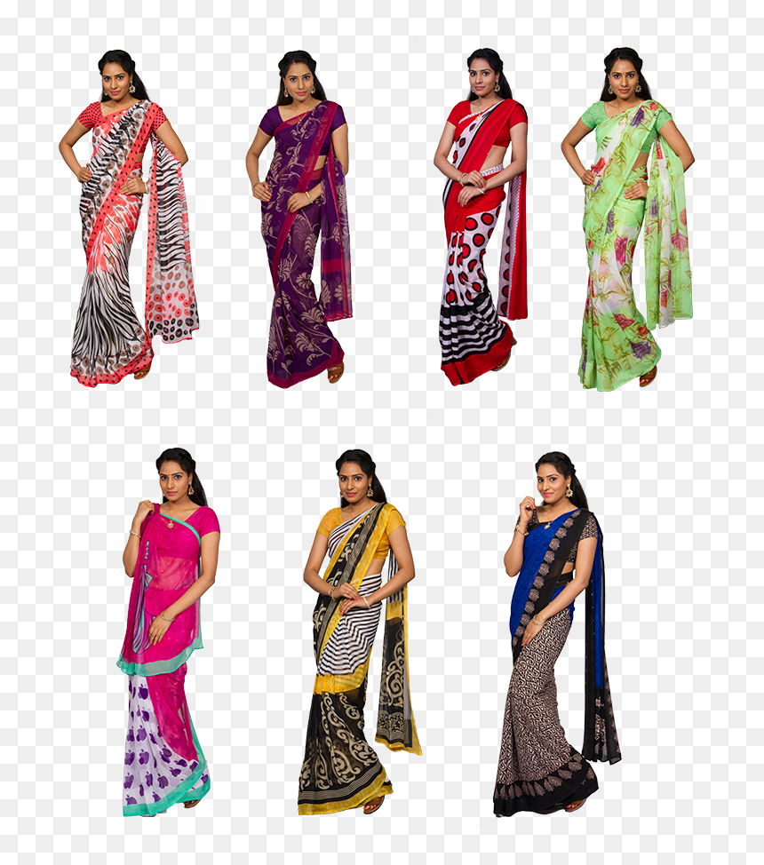 Powered By Synamen - Silk, HD Png Download - sarees png images