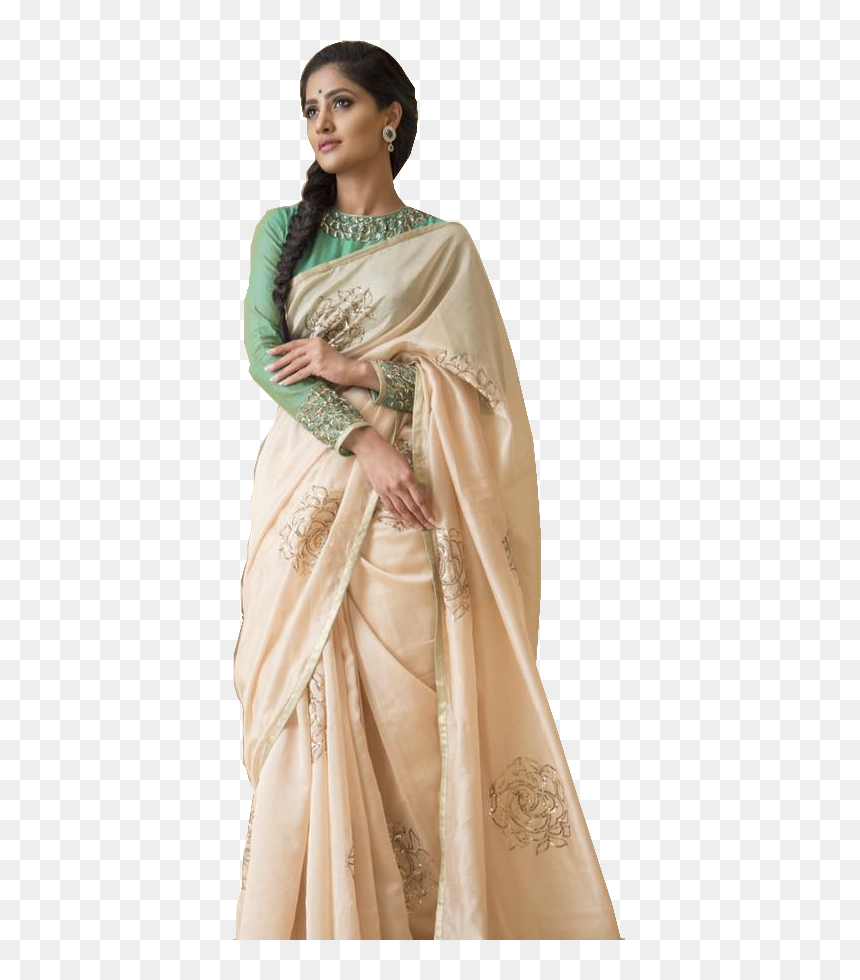 Mamatha Tulluris , Png Download - Silk, Transparent Png - sarees png images