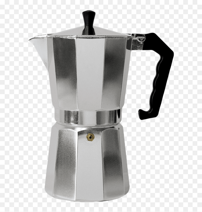 Aluminum Stovetop Espresso Coffee Maker 6 Cup - Espresso Stove Top Coffee Maker, HD Png Download - espresso png