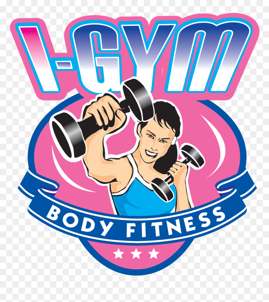 Body Gym Woman Logo, HD Png Download - gym body png