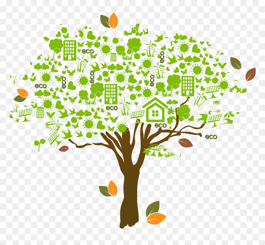 1356 X 1191 - Tree Design Vector Hd, HD Png Download - vector art graphic design png