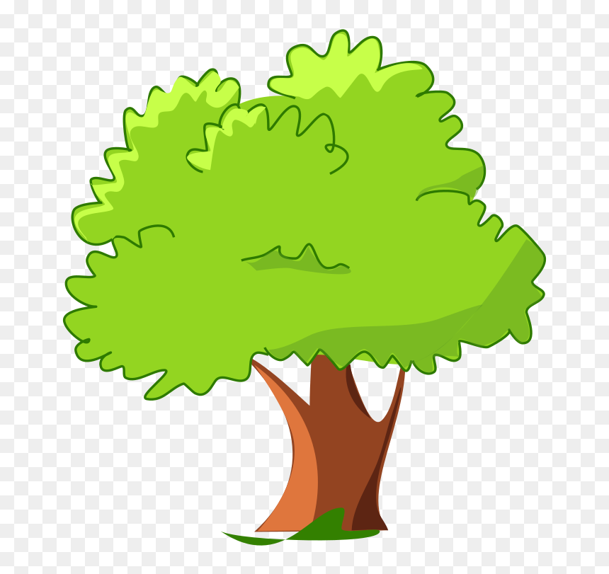 Four Seasons Tree Clipart Banner Stock Spring Tree - Clipart Tree Cartoon, HD Png Download - spring season clipart png