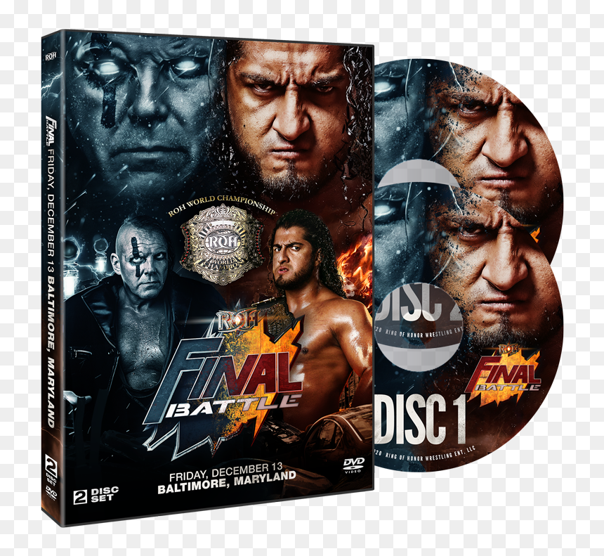 Final Battle 2019 Event 2 Dvd Set - Roh Final Battle 2019, HD Png Download - nick bateman png