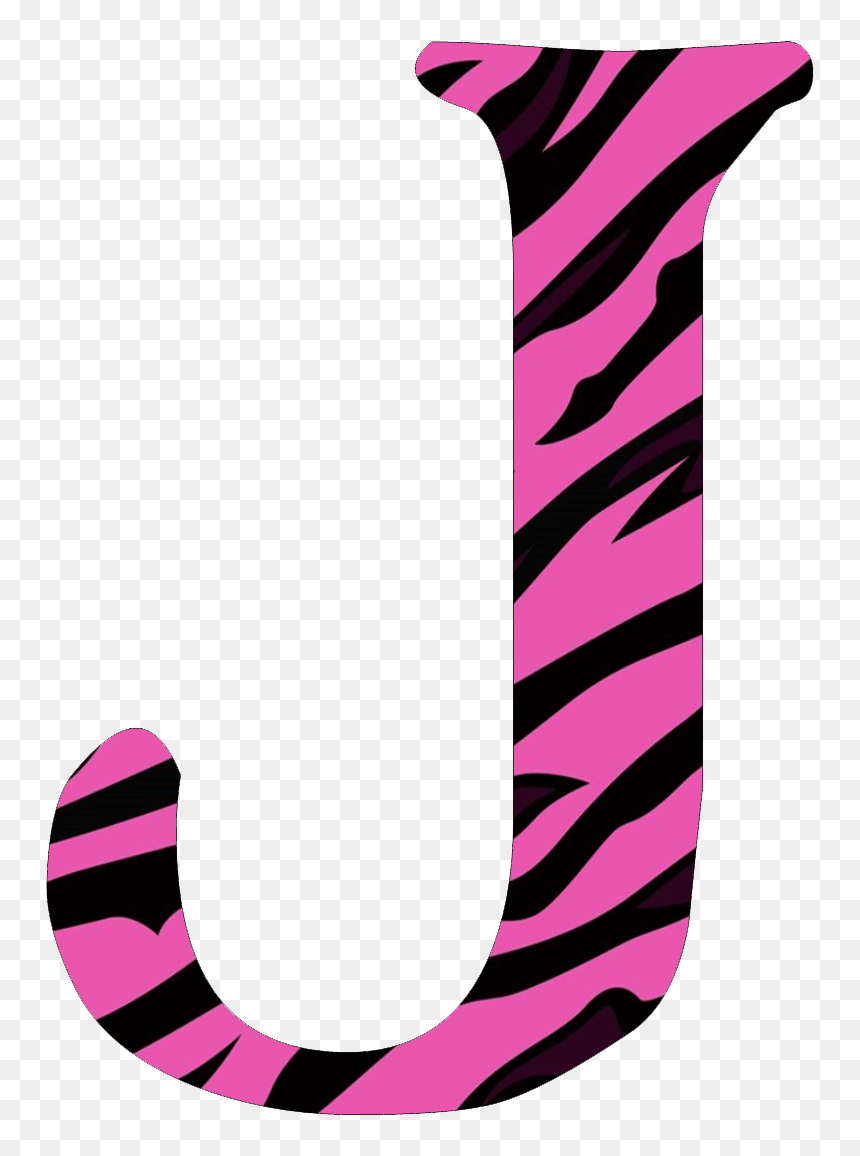 J The Letter Png Transparent, Png Download - pink zebra logo png