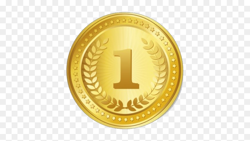 Gold Medal, HD Png Download - golden medal png