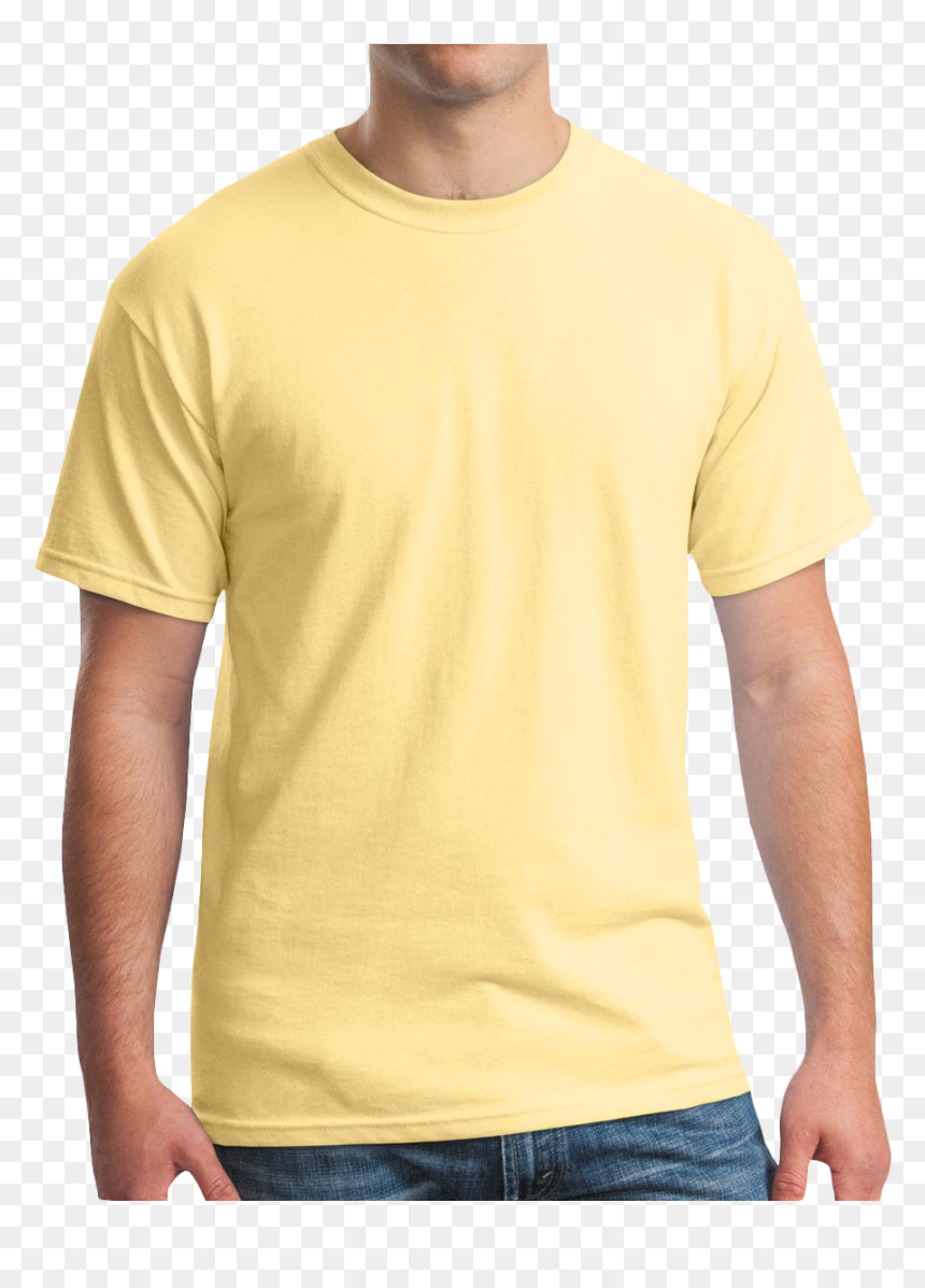T Shirt Clear Png Mustard Yellow, Transparent Png - yellow shirt png