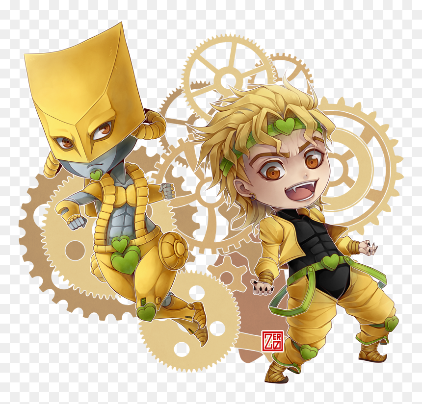 Za Warudo Chibi - Shadow The World Jojo, HD Png Download - za warudo png