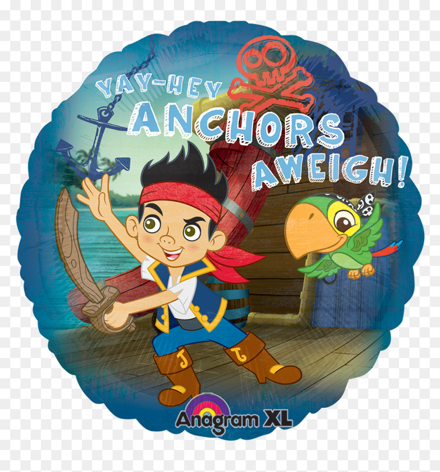 Transparent Jake And The Neverland Pirates Png - Globos De Piratas Para Niños, Png Download - jake and the neverland pirates png