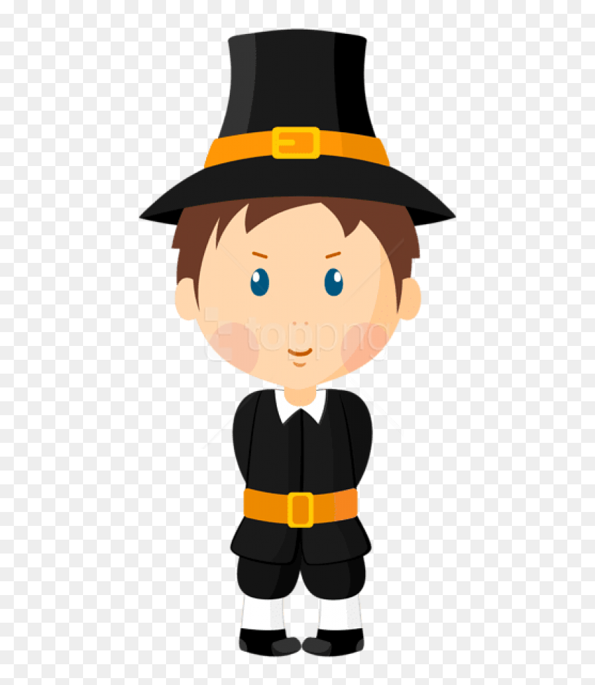 Free Png Pilgrim Boy Png Images Transparent - Clipart Pilgrim Boy, Png Download - za warudo png