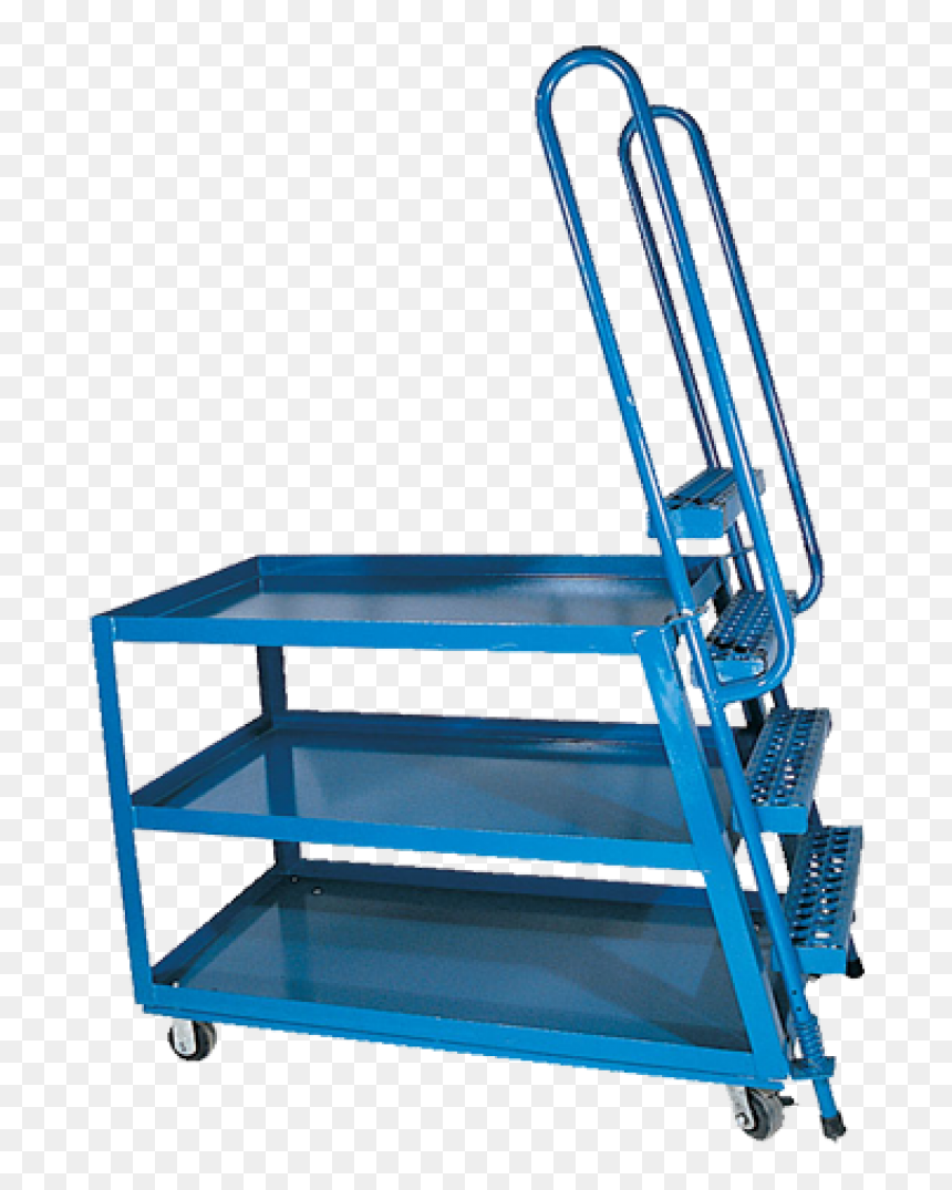 Hi-duty Steel Stock Picker Cart - Png Ladder Cart, Transparent Png - steel net png