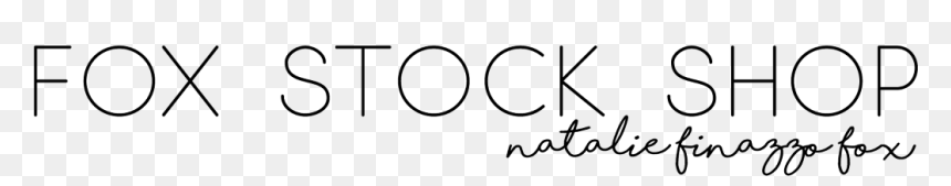 Fox Stock Shop Logo - Calligraphy, HD Png Download - small business saturday logo png