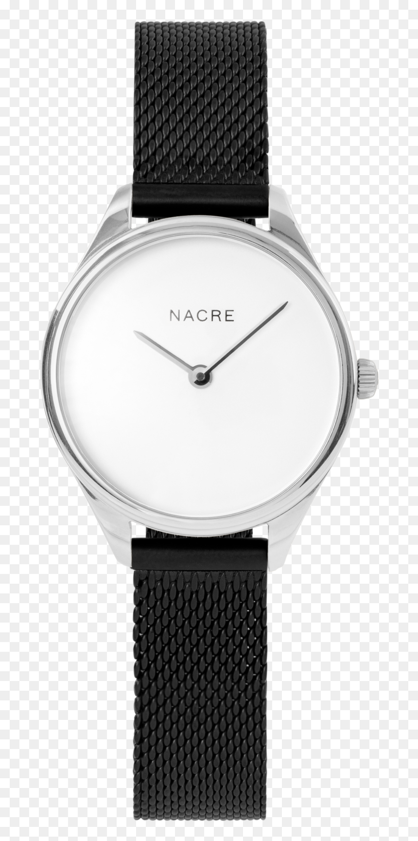 Matte Black Mesh - Analog Watch, HD Png Download - steel net png