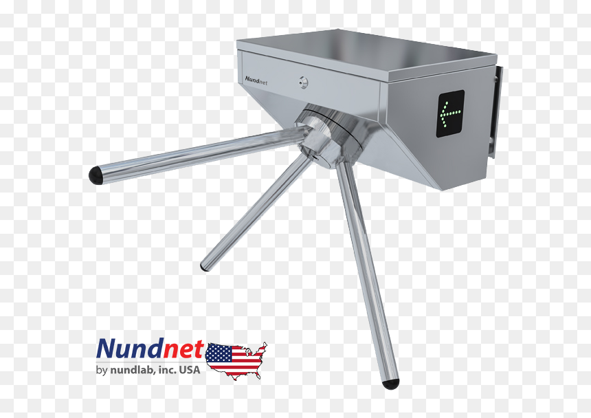 Nu 1323wm Wall Mount Tripod Turnstile, Nundnet, Usa - Usa Flag, HD Png Download - steel net png