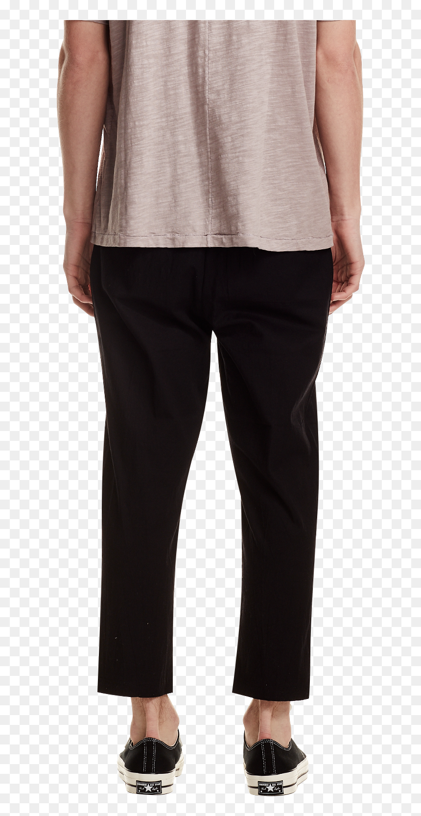 Men"s Crop Trouser, Black - High Heels, HD Png Download - trouser png
