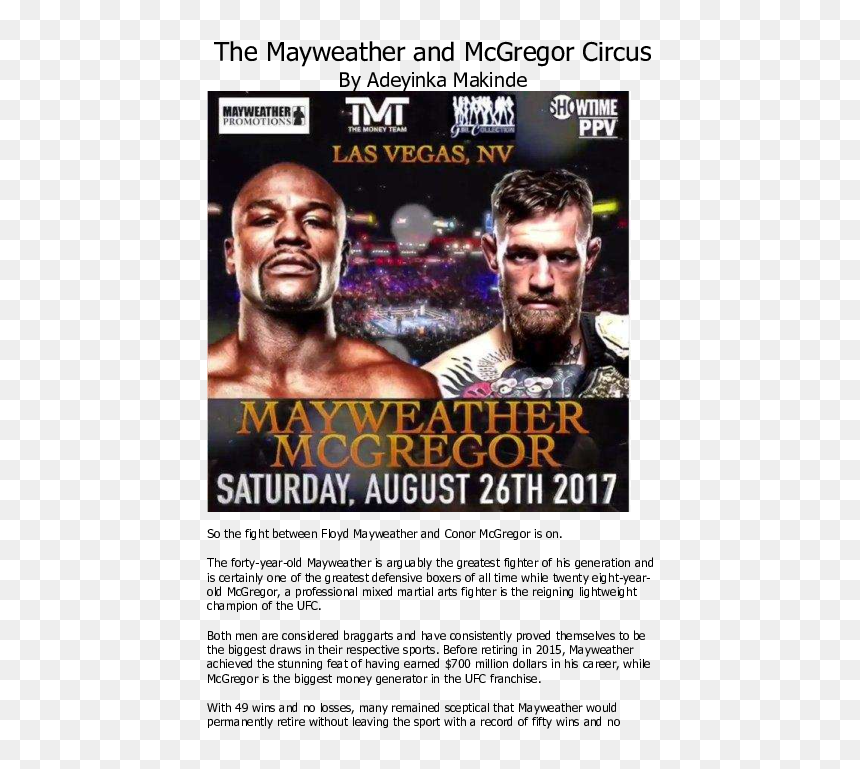 Flyer, HD Png Download - conor mcgregor face png