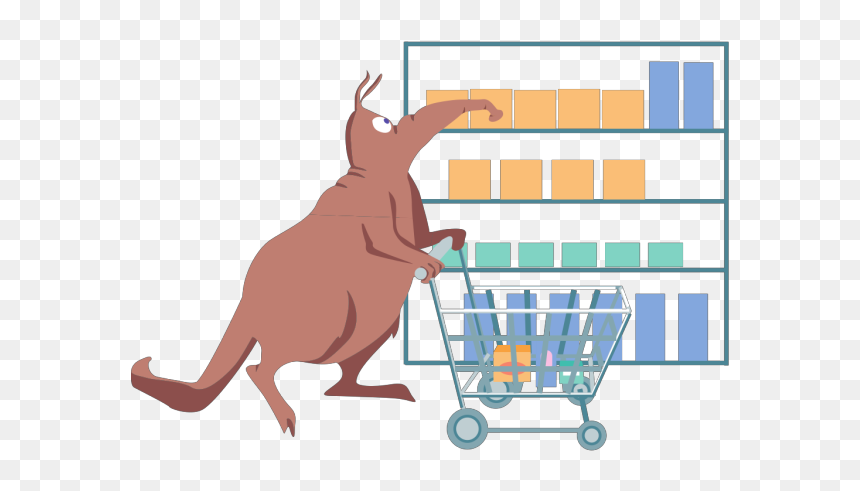 Shopping Aardvark Png Icons - Shopping Cart, Transparent Png - aardvark png