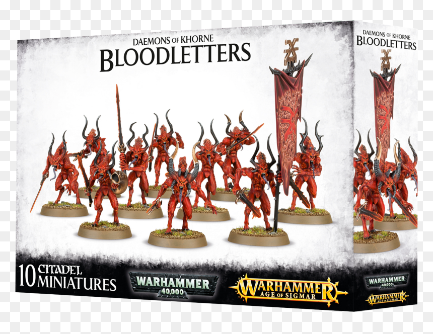 Daemons Of Khorne Bloodletters, HD Png Download - space core png