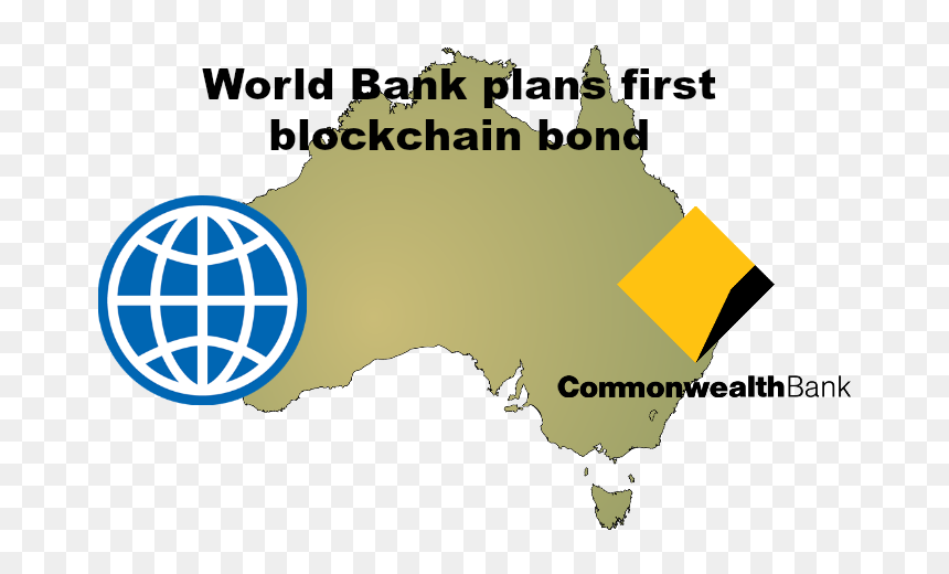 World Bank Blockchain Bond - Map Of Australia, HD Png Download - world bank logo png