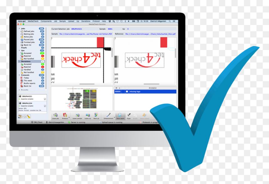 Check It Steps - Computer Monitor, HD Png Download - blank check png
