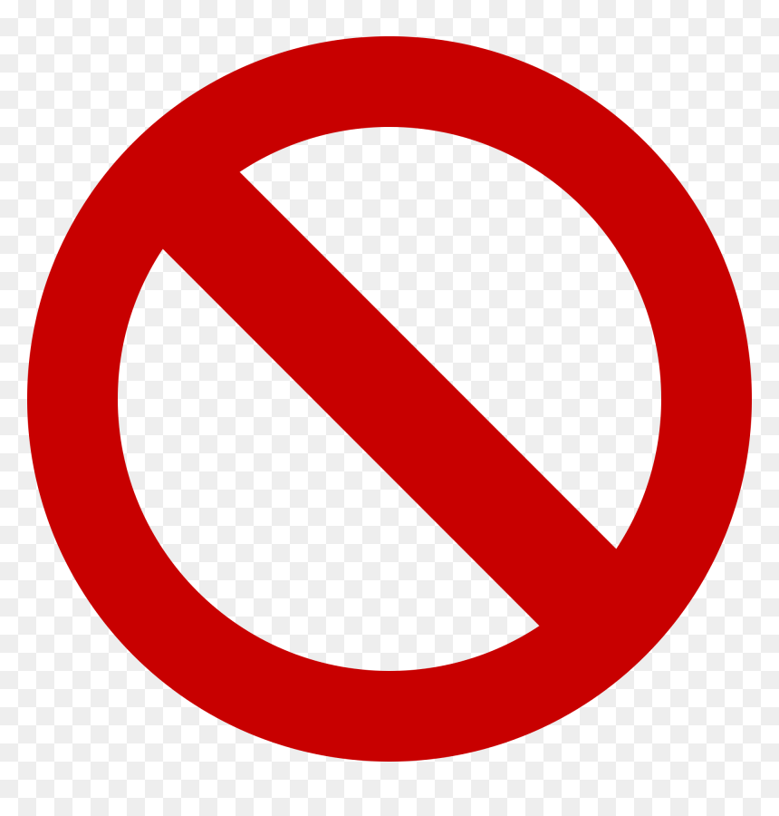 Not Allowed, HD Png Download - veto png