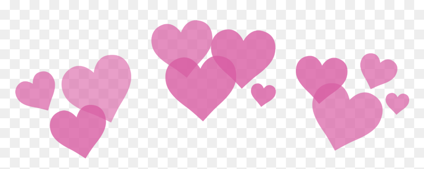 Sticker Heart Hearts Crown Tumblr Awesome Heart Tumblr - Heart Crown Black Png, Transparent Png - snapchat png tumblr