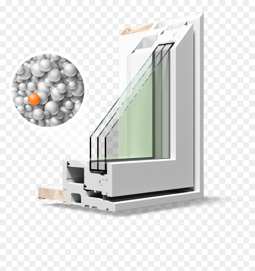 A Cross Section Of Our Revocell™ Windows, Showing A - Floor Plan, HD Png Download - energy star png