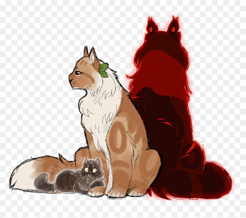 For Anon 
she Thinks About Tadpole A Lot - Leopardstar And Tigerstar Kits Fanfic, HD Png Download - tadpole png