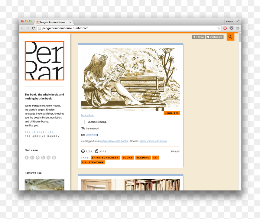 Penguin Random House Tumblr - Penguin Random House, HD Png Download - snapchat png tumblr