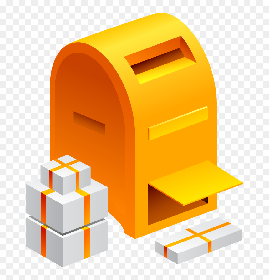 Post Box And Package Icon - 企业 邮局, HD Png Download - package icon png