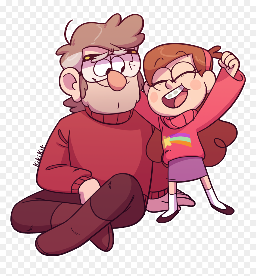 “sweater Twins 
” - Kiki Kit Gravity Falls, HD Png Download - fangirl png