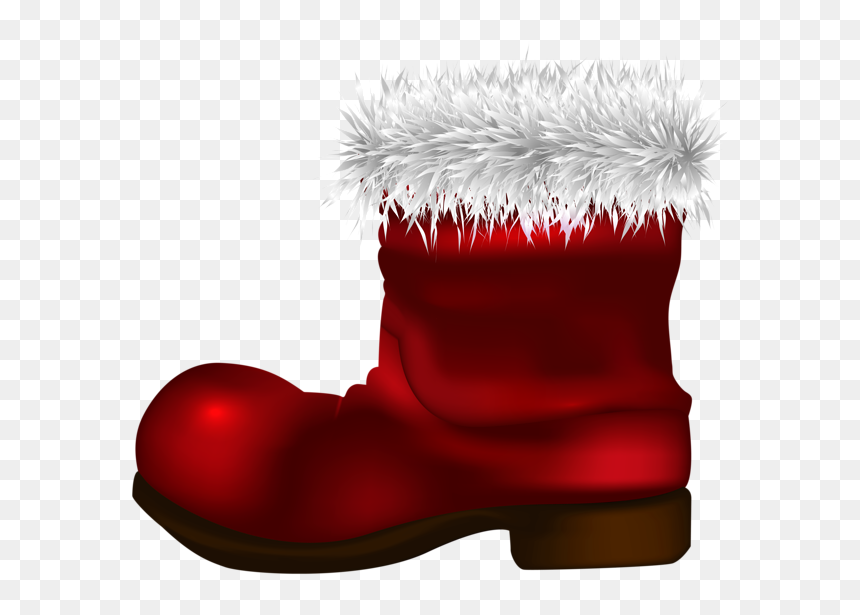 Santas Shoed Vectore Png, Transparent Png - santa sack png