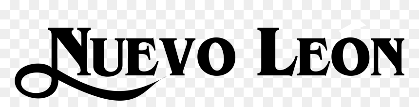 Nuevo Leon Logo Black And White - Calligraphy, HD Png Download - nuevo png