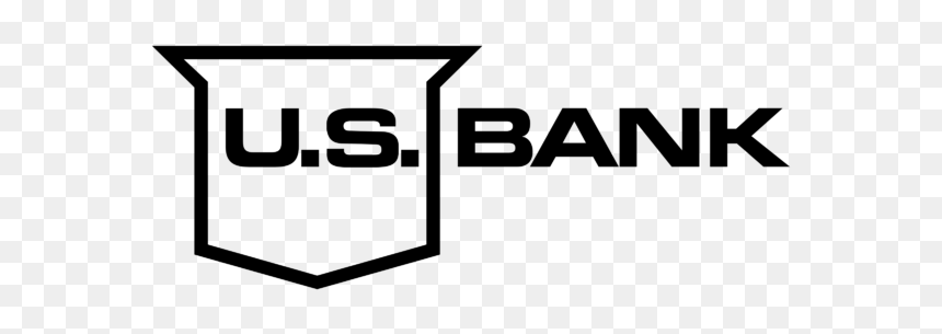 Black And White Logo Us Bank, HD Png Download - us bank png