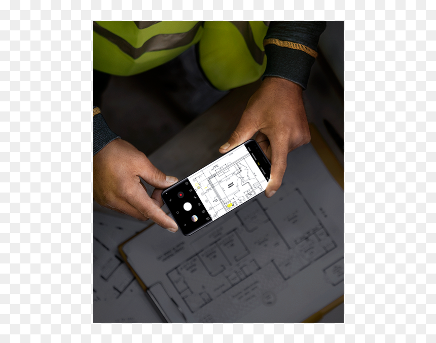 Image Of Person Holding Galaxy S9 Or S9 Taking A Photo - Mobile Phone, HD Png Download - person taking photo png