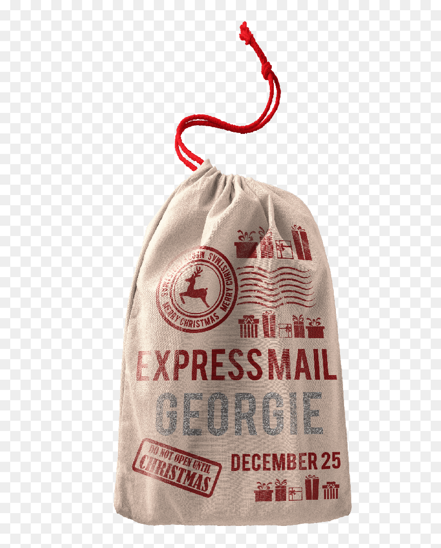 Gunny Sack, HD Png Download - santa sack png