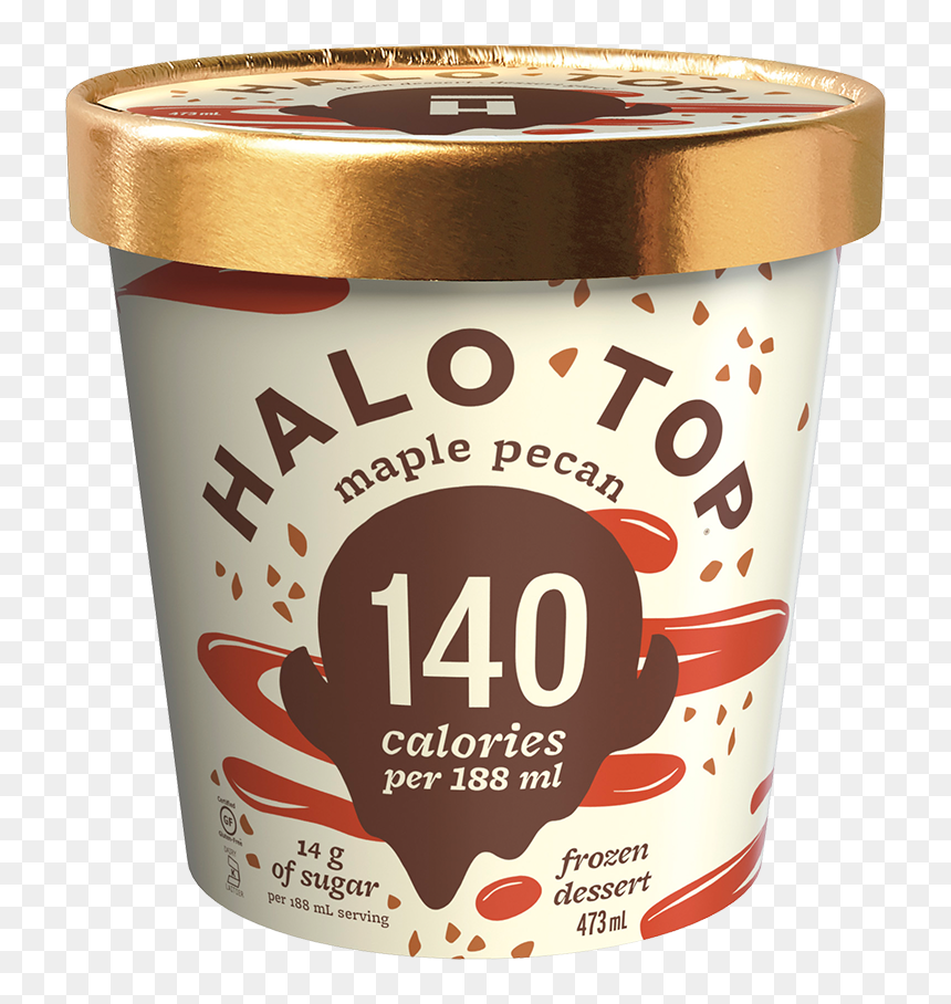 Halotop Maple Pecan En - Halo Top Ice Cream Cookies And Cream, HD Png Download - pecan png