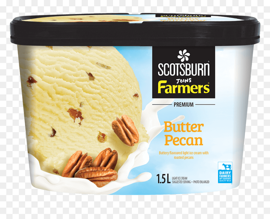 Black Raspberry Cheesecake Ice Cream, HD Png Download - pecan png