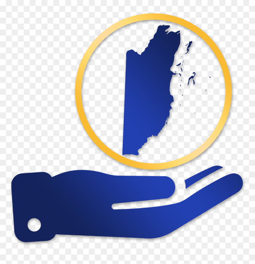 Map Of Belize, HD Png Download - us bank png