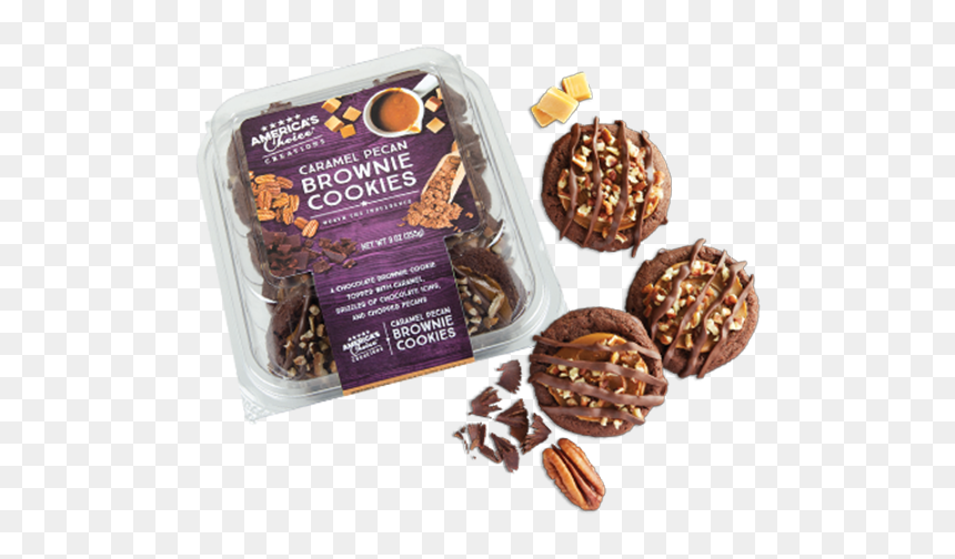 Caramel Pecan Brownie Cookies"
 Src="https - Chocolate-covered Raisin, HD Png Download - pecan png