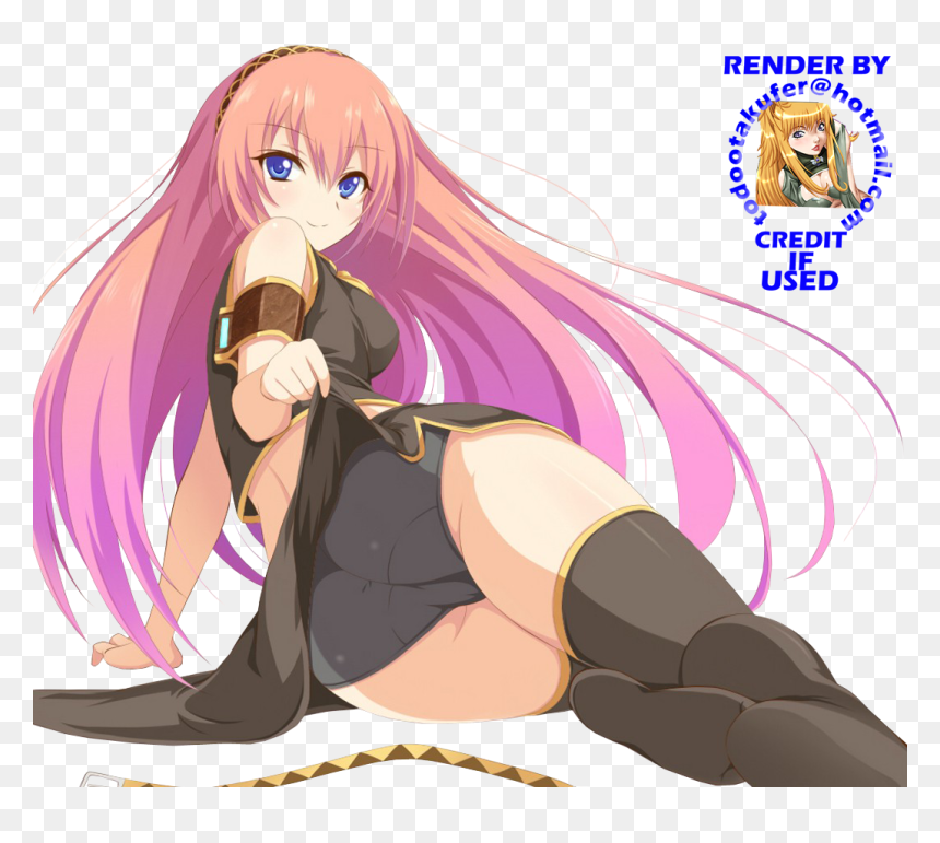 Luka Megurine Hentai Butt, HD Png Download - luka png