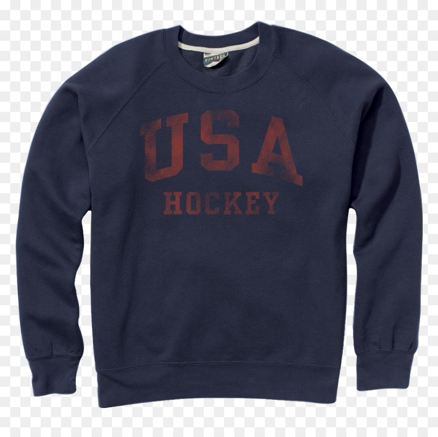 Long-sleeved T-shirt, HD Png Download - usa hockey logo png