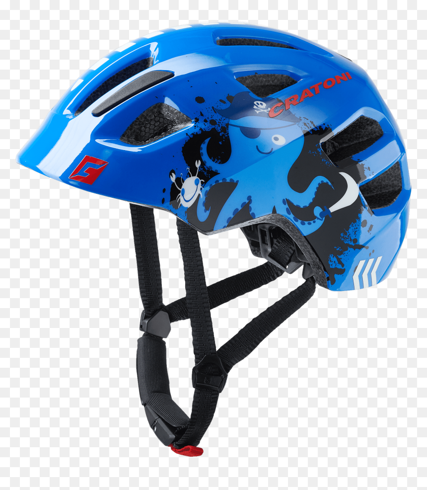 Maxster Pirate Blue Glossy - Cratoni Maxster, HD Png Download - glossy blue button png
